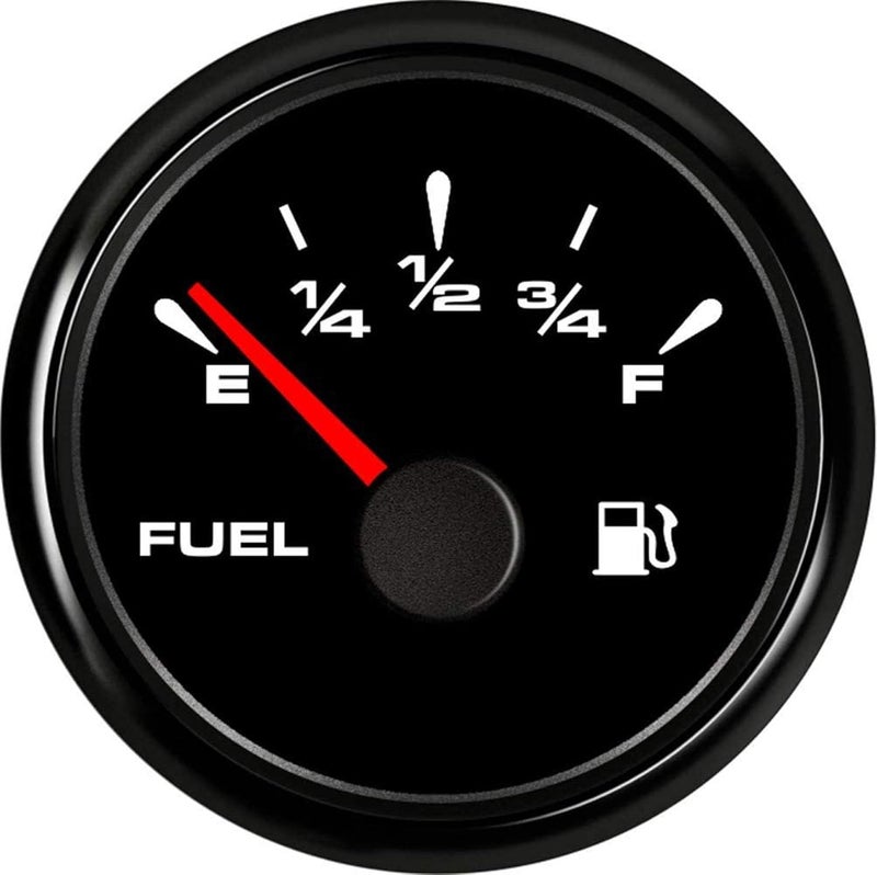 SAMDO Digital Fuel Level Gauge Universal Fuel Meter Signal Adjustable 7 Color Backlight 52mm 12V/24V 0-190ohm, 240-33ohm, 240-30ohm, 0-180ohm, 10-180ohm - Image 1